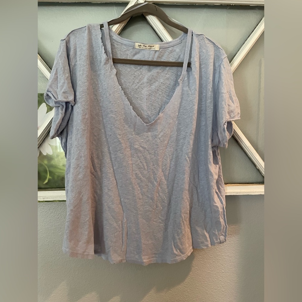 We The Free V-Neck Tee NWOT